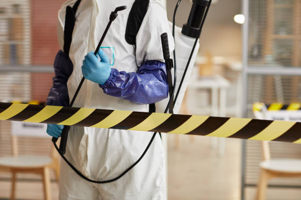 Professional Biohazard Cleanup technician working in Copalis Crossing, WA